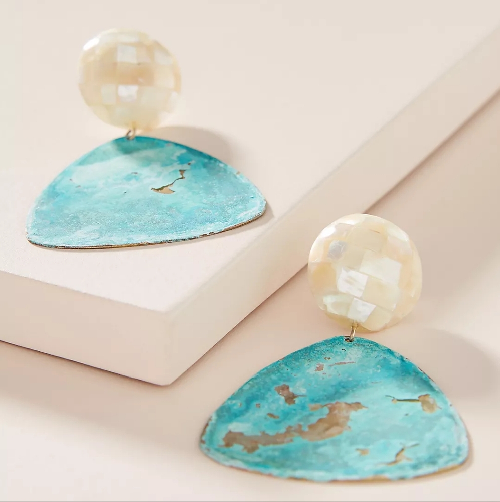 ANTHROPOLOGIE Catriona Pearl Drop Earrings